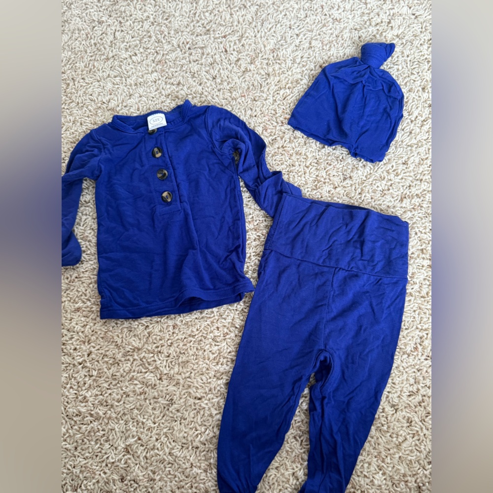 Lou Lou & Company Kids Matching Set in Blue